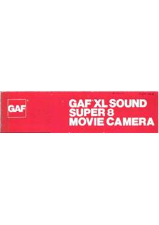 GAF XL-Sound manual. Camera Instructions.